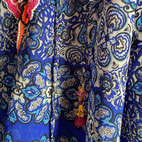 Rise & Bloom Beaded Tassel Swimsuit Coverup - Picture 5 of 7